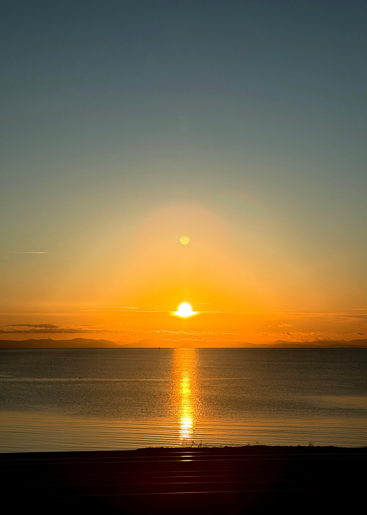 Sunset over the Strait
