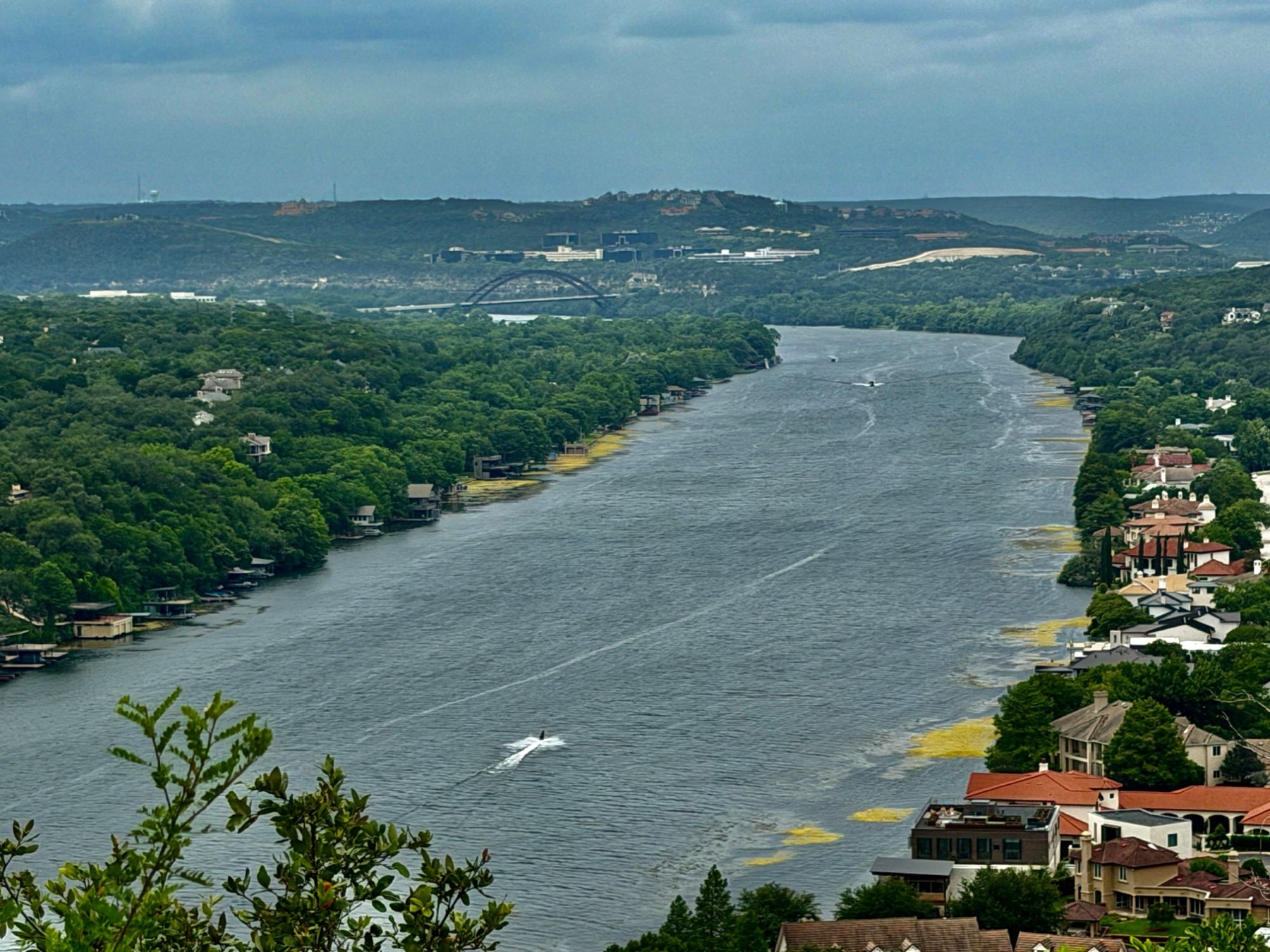 The Colorado River from Mount Bonnell — Austin