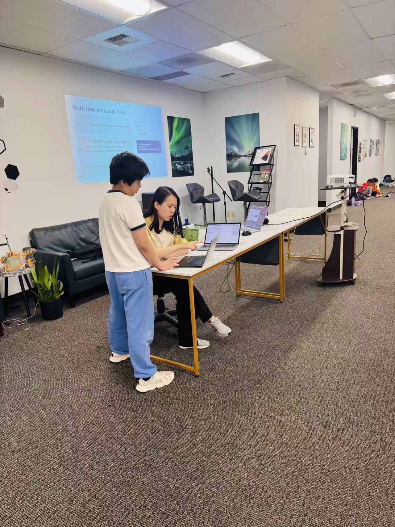 Helping a student one-on-one